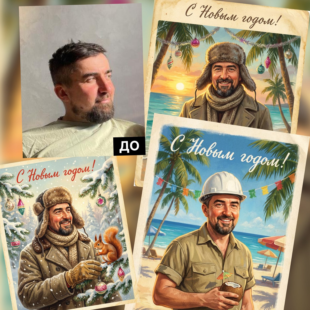 Советская Новогодняя Открытка. PRO.