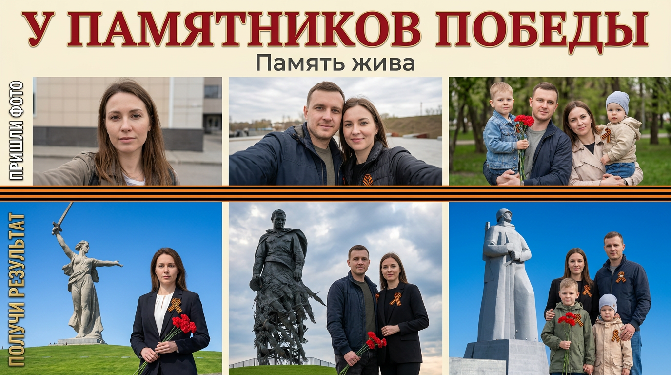 🪖 У памятников Великой Победы